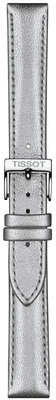 Pasek skórzany Tissot T852.047.129 16mm, srebrny, Quick Release