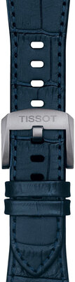Skórzany pasek Tissot T852.047.701 (dla Tissot PRX 40mm), niebieski