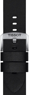 Skórzany pasek Tissot T852.048.225 22mm, czarny