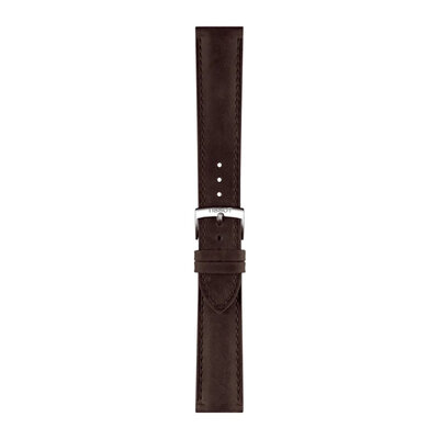 Pasek skórzany Tissot T852.049.057 20mm, brązowy, Quick Release