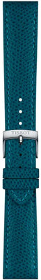 Pasek skórzany Tissot T852.049.059 18mm, niebieski, Quick Release