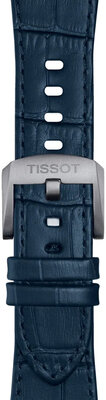 Skórzany pasek Tissot T852.049.411 (dla modelu Tissot PRX 42mm), niebieski