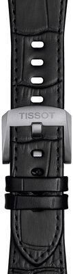 Skórzany pasek Tissot T852.049.415 (dla Tissot PRX 42mm), czarny