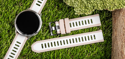 pasek silikonowy Ricardo Bormio 18mm, Beige, Quick Release