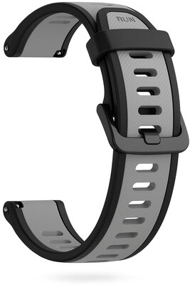 Silikonowy pasek Ricardo 20mm (Garmin Venu, Venu Sq, Venu Sq 2, Venu 2 plus aj.), czarny, Quick Release