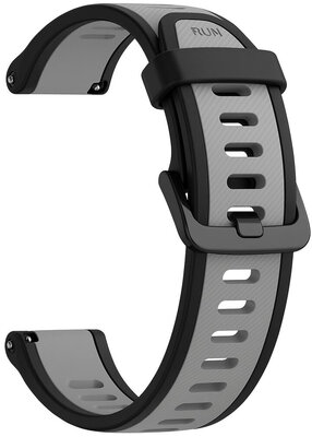 Silikonowy pasek Ricardo 22mm (Garmin Venu 3, Forerunner 265, Vívoactive 4 aj.), czarny, Quick Release