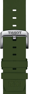 Silikonowy pasek Tissot T852.047.177 22mm, zielony