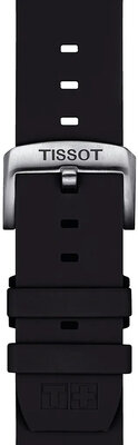 Silikonowy pasek Tissot T852.047.179 22mm, czarny