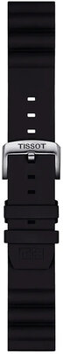 Pasek silikonowy Tissot T852.047.179 22mm, czarny, Quick Release