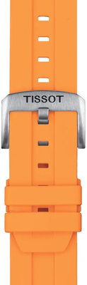Silikonowy pasek Tissot T852.047.918 22mm, pomarańczowy