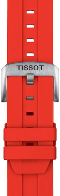 Silikonowy pasek Tissot T852.047.920 22mm, czerwony