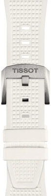Silikonowy pasek Tissot T852.048.463 (dla modelu Tissot PRX 40mm), biały