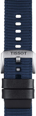 Tekstylny pasek Tissot T852.046.754 22mm, niebieski