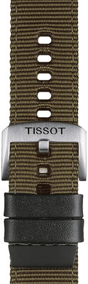 Tekstylny pasek Tissot T852.046.756 22mm, zielony
