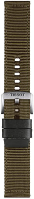 Tekstylny pasek Tissot T852.046.756 22mm, zielony