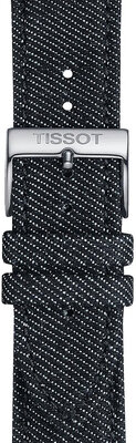 Tekstylny pasek Tissot T852.046.779 22mm, niebieski
