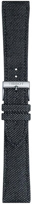 Tekstylny pasek Tissot T852.046.779 22mm, niebieski