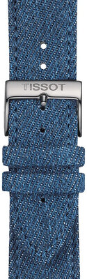 Tekstylny pasek Tissot T852.046.781 22mm, niebieski