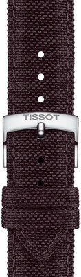 Tekstylny pasek Tissot T852.048.181 21mm, brązowy