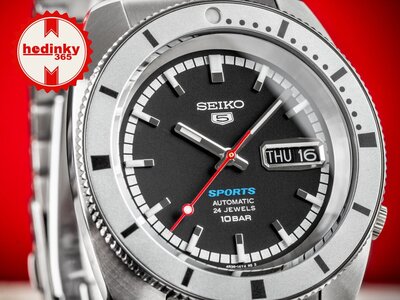 Seiko 5 Sports Automatic SRPL05K1 Heritage Design Re-creation Limited Edition 9999pcs (+ pasek zamienny)