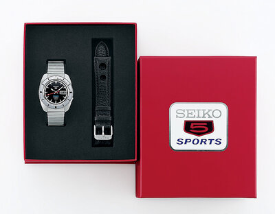 Seiko 5 Sports Automatic SRPL05K1 Heritage Design Re-creation Limited Edition 9999pcs (+ pasek zamienny)