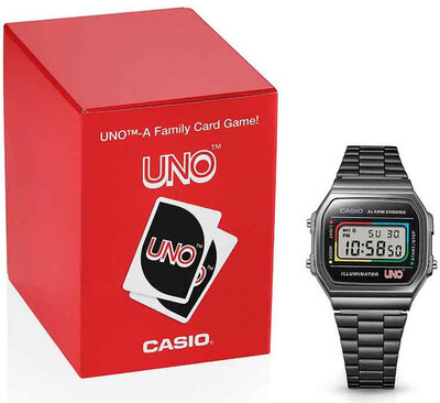 Casio Vintage A168WEUC-1AER UNO Collaboration