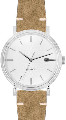 Pasek skórzany Hirsch Serro L 05564070-2, brązowy, skóra antilopowa, Limited Edition, długość L, Quick Release