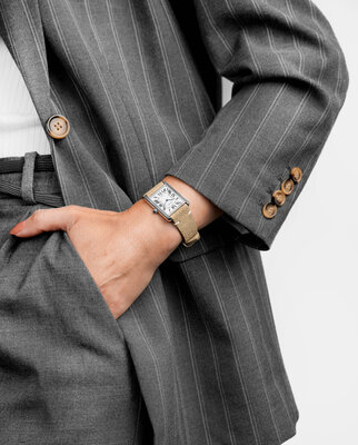 Pasek skórzany Hirsch Serro L 05564070-2, brązowy, skóra antilopowa, Limited Edition, długość L, Quick Release