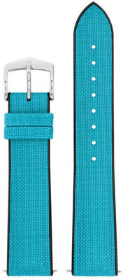 Pasek tekstylny Hirsch Arne L 0925090083-2, niebieski, tekstyl/naturalny kauczuk, długość L, Quick Release