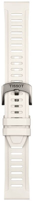 Silikonowy pasek Tissot T852.049.245 21mm, biały, Quick Release
