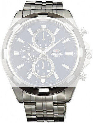 Stalowa bransoleta Orient PDEZWSS 24mm (pro UY01), srebrny