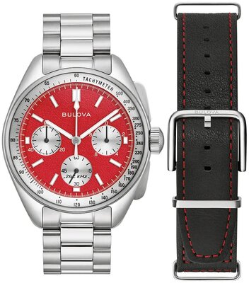 Bulova Lunar Pilot Quartz Chronograph 96K115 (+ zamienny pasek)