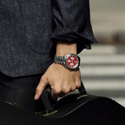 Bulova Lunar Pilot Quartz Chronograph 96K115 (+ zamienny pasek)