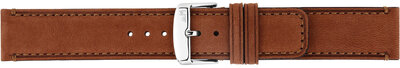 Pasek skórzany Morellato Coubert 6021C38.041 M, brązowy, materiał z recyklingu