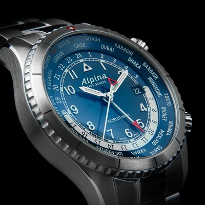 Alpina Startimer Pilot Quartz Worldtimer AL-255N4S26B