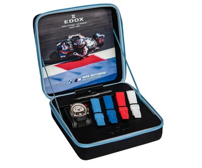 Edox Chronorally Chronograph 45 38003-tinrcanbr BMW Limited Edition 600pcs (+ 4 zamienne paski)