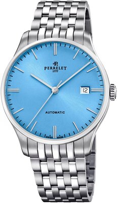 Perrelet Weekend 3 Hands Ice Blue A1300/B (+ pasek zamienny)