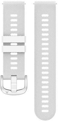 Silikonowy pasek Ricardo 20mm (pro Garmin Forerunner 165, aj.), biały, Quick Release