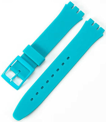 pasek silikonowy Ricardo Barletta 19mm (do Swatch), turkusowy