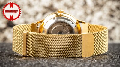 bransoleta ze stali nierdzewnej Ricardo Milanese, Gold, magnetyczny 20mm