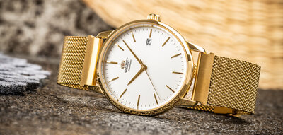 Stalowa bransoleta Ricardo Milanese, złoty, magnetyczny 20mm