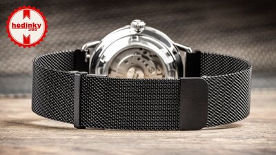 Bransoleta ze stali nierdzewnej Ricardo Venosa 20mm, Quick Release, Black