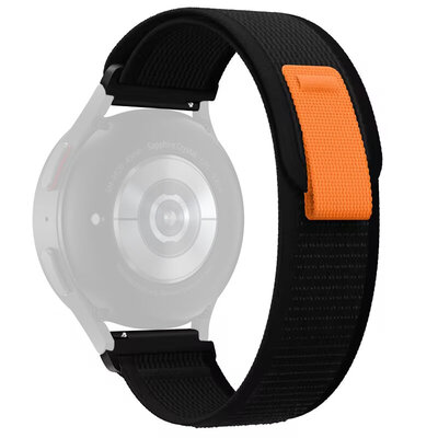 Nylonowy pasek Ricardo 20mm (pro Garmin Venu 3, Forerunner 265, Vívoactive 4 aj.), czarny, Quick Release