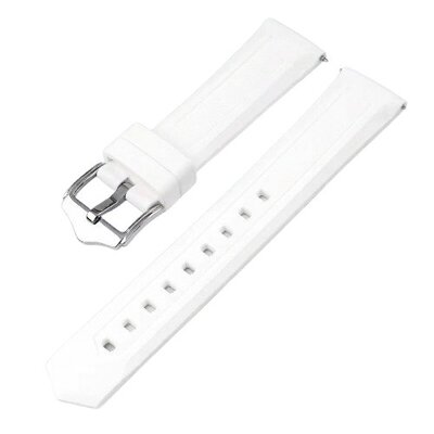 Silikonowy pasek Ricardo, biały, Quick Release
