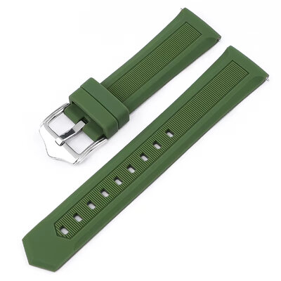 Silikonowy pasek Ricardo, zielony, Quick Release