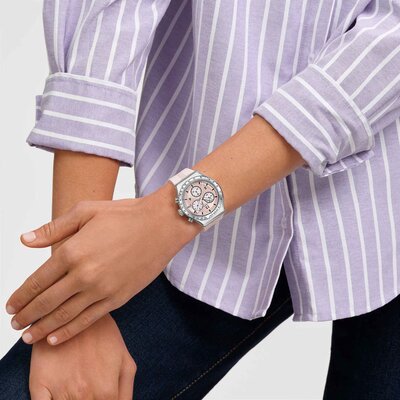 Swatch Poppingly Pink YVS532