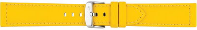 Skórzany pasek Morellato Capri 5761D82.098 M, żółty, materiał z recyklingu