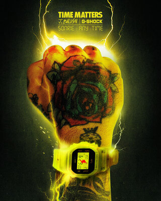 Casio G-Shock Original DWE-5600JB-1A9ER J. Balvin Collaboration (+zamienny pasek i luneta)