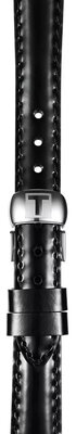 Skórzany pasek Tissot T852.036.538 12 mm, czarny