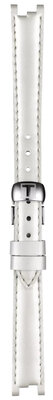 Skórzany pasek Tissot T852.036.540 12mm, biały